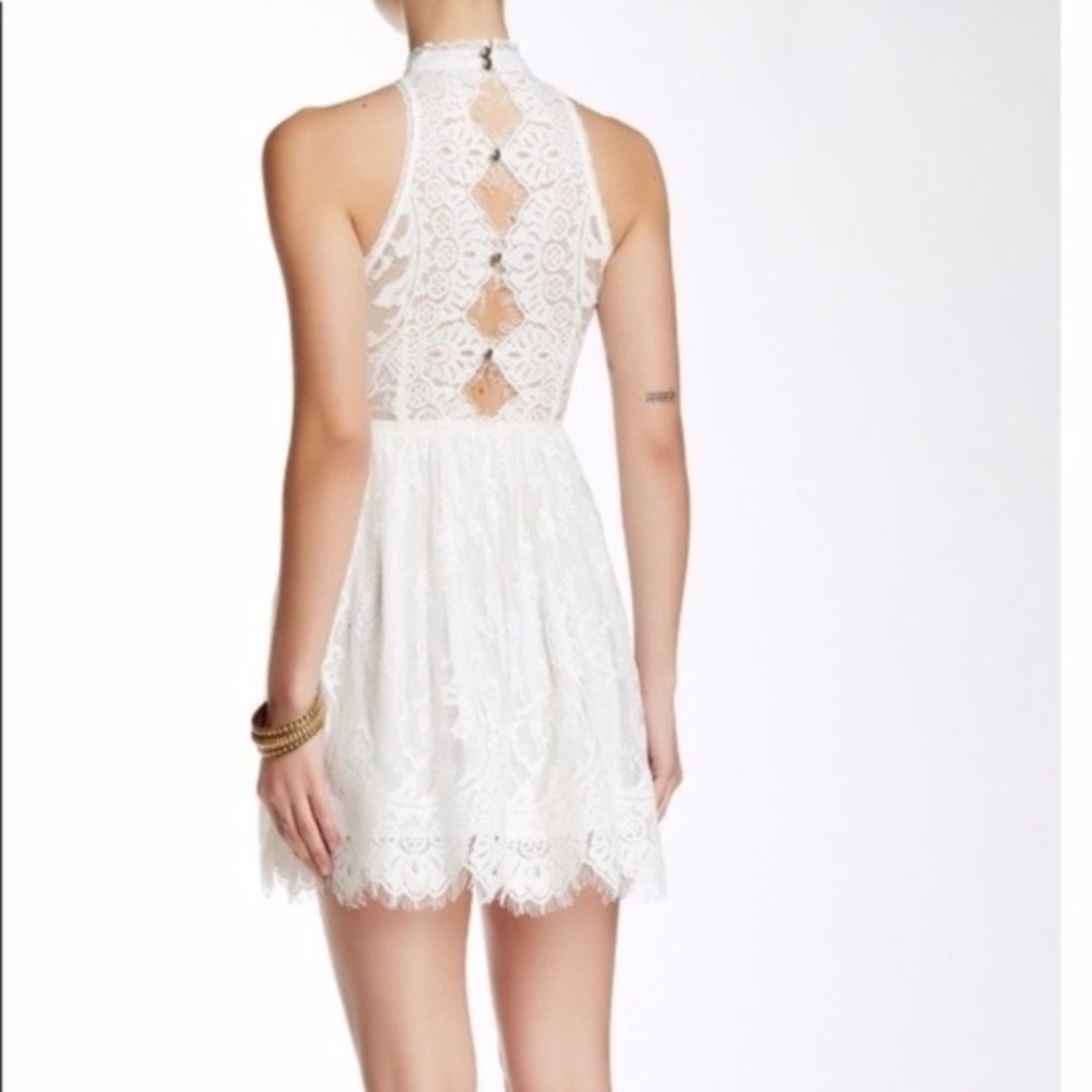 Free People Lace Verushka Mini Dress - Picture 3 of 8